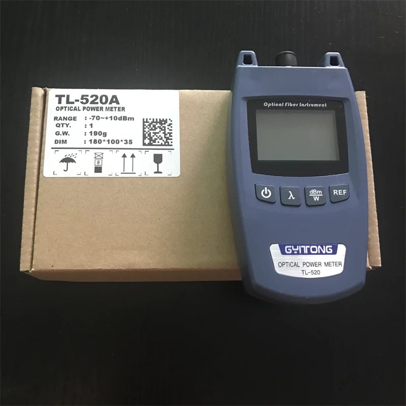 Mini Hand Held TL-520 Optical Power Meter TL520A Tester Optical Fiber Instrument
