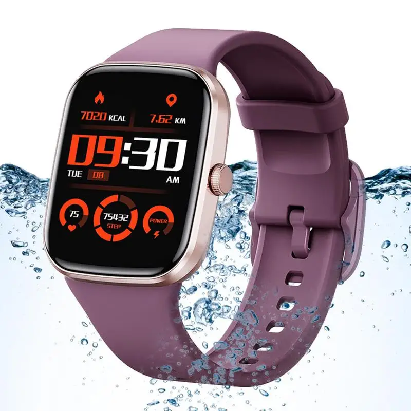 

Exercise Watch Portable Sports Smartwatch Waterproof Health Smartwatch Smart Touch Screen Waist Watch For Fitness Tracking And
