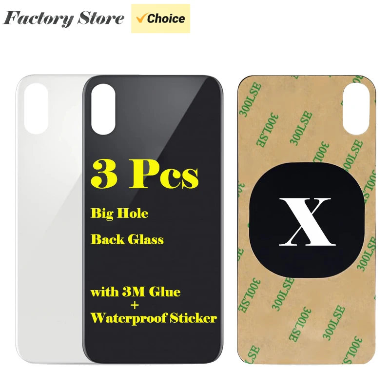 Закаленное стекло для iPhone X A1865 A1901 A1902 A1903 3 шт.