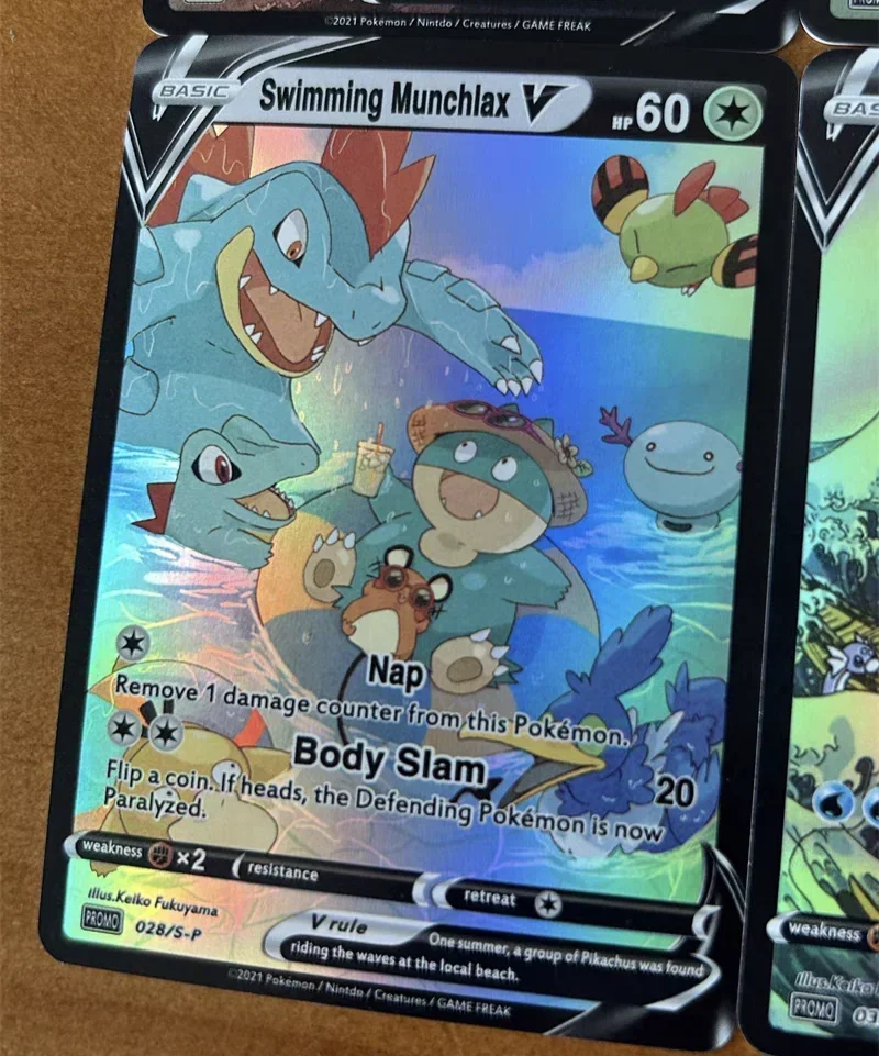 4 шт./компл. PTCG Pokemon уникальная голографическая аниме-фигурка коллекция игровых