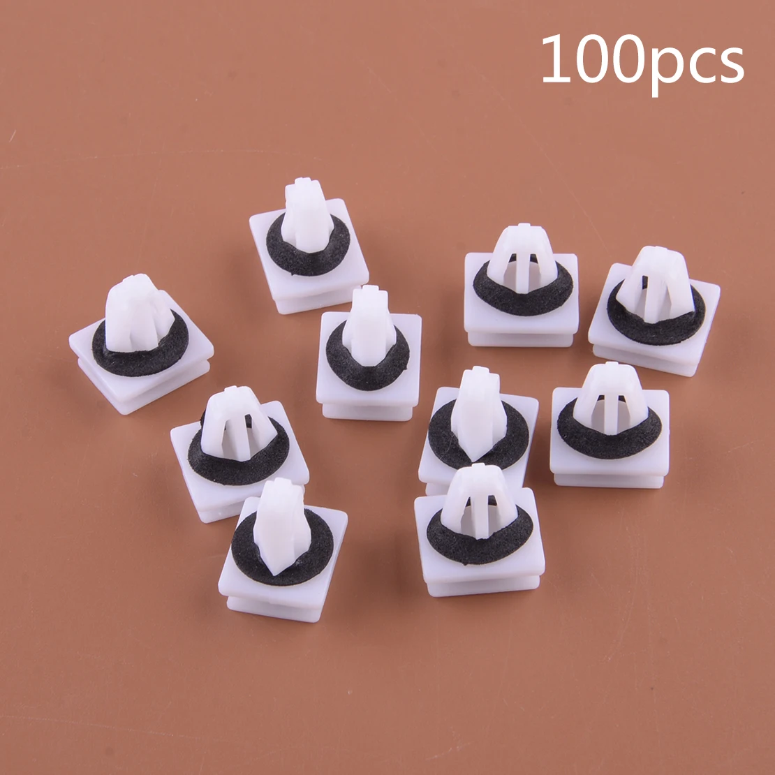 

100Pcs/Set Side Skirt Clip Rocker Panel Sill Guard Molding Trim Fastener Fit for Honda HR-V CR-V Civic Odyssey Acura 91504SP1003