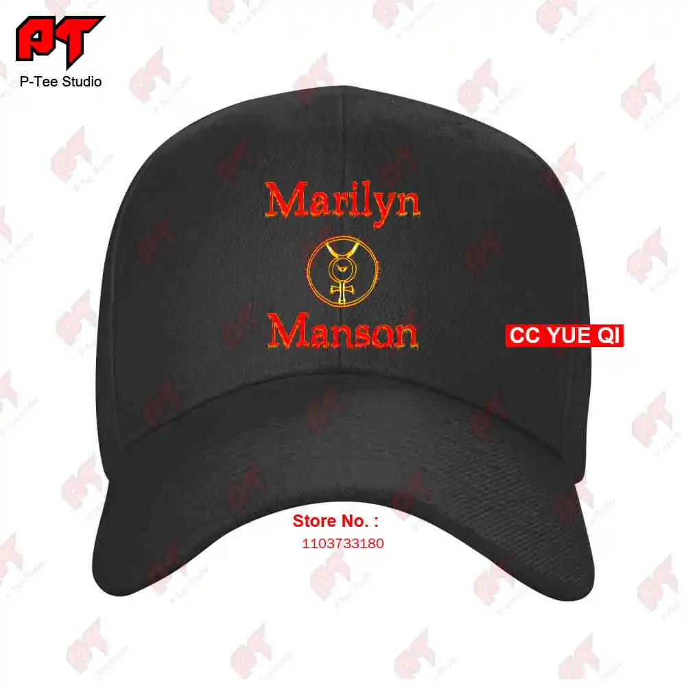 Винтажные бейсболки Marilyn Manson Merch 90-х годов грузовик кепка D3C9