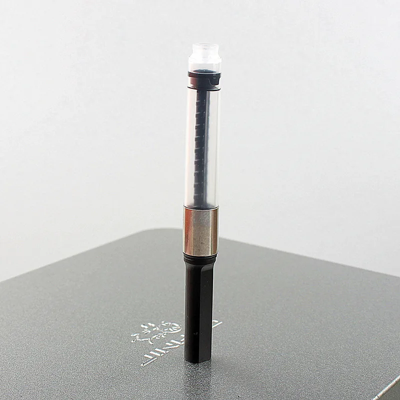 

5pcs 2.6mm metal black silver big Fountain Pen Ink Refill Cartridges Stationery Office school supplies