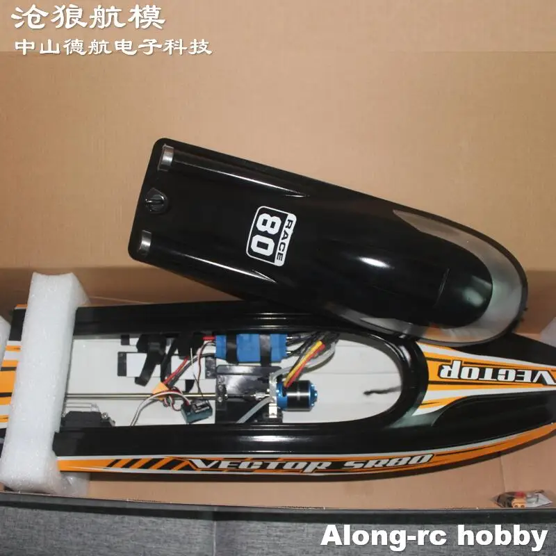 Фото Набор Volantex RC Boat Vector SR80 38 миль в час высокоскоростной лодки с функцией автоматического переворачивания назад Корпус из АБС-пластика 798-4 PNP или ARTR RTR №3