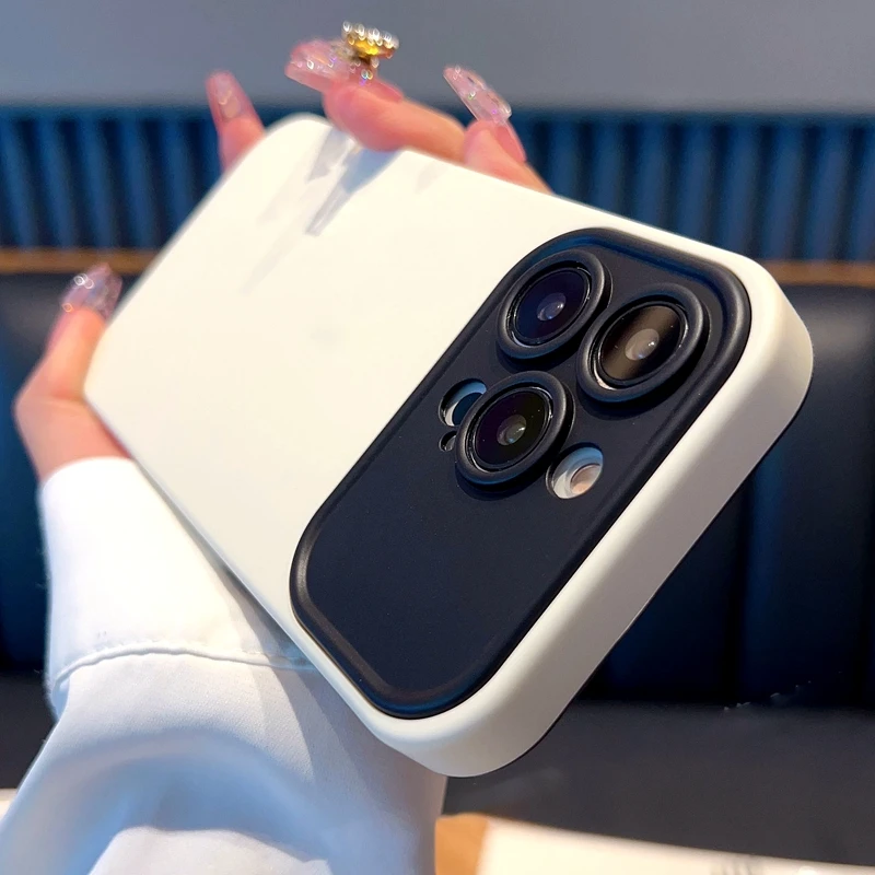 Soft Candy Silicone Phone Case For iPhone 14 13 12 11 Pro Max X Xs XR Max Bumper Shockproof Cases Cover