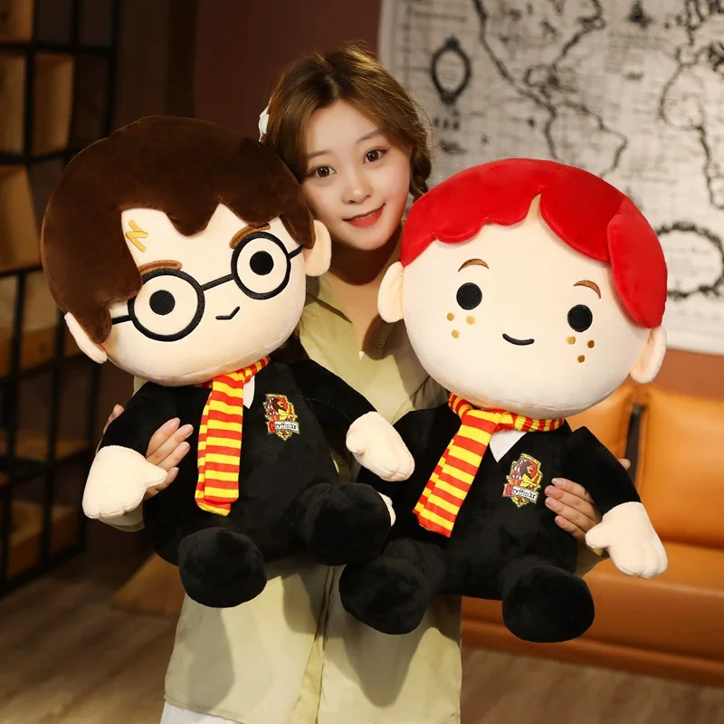 

22/40cm Hot Movie Harry Potter Plush Peluche Anime Figures Ron Model Soft Dolls Decoration Children Toys Birthday Gift