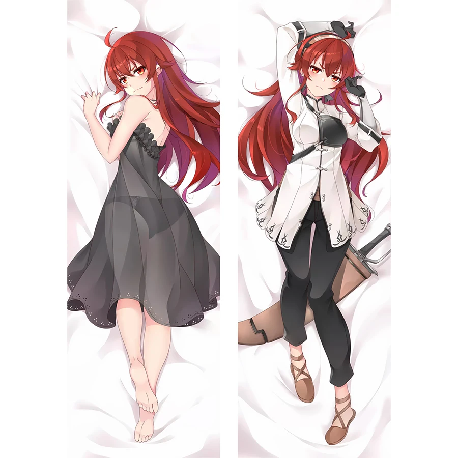 

Длинная наволочка для косплея Mushoku Tensei Isekai itтара Honki Dasu Dakimakura Anime Eris Boreas серая крыса