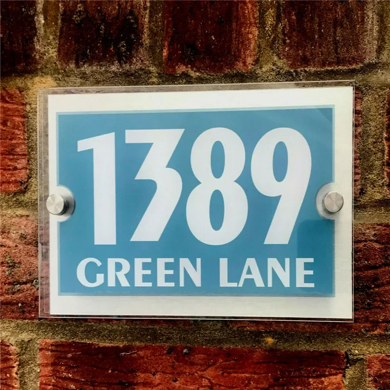 Настраиваемый Знак Домашний номер дверной знак квартиры фототабличка с