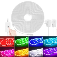 led neon strip dc 12v dimmable touch switch 120ledsm 2835smd waterproof flexible neon light for home diy holiday decoration