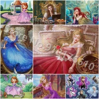 sofia the first disney princess paper puzzle 300500 pieces frozen queen cartoon jigsaw puzzles decompress educational adult toy