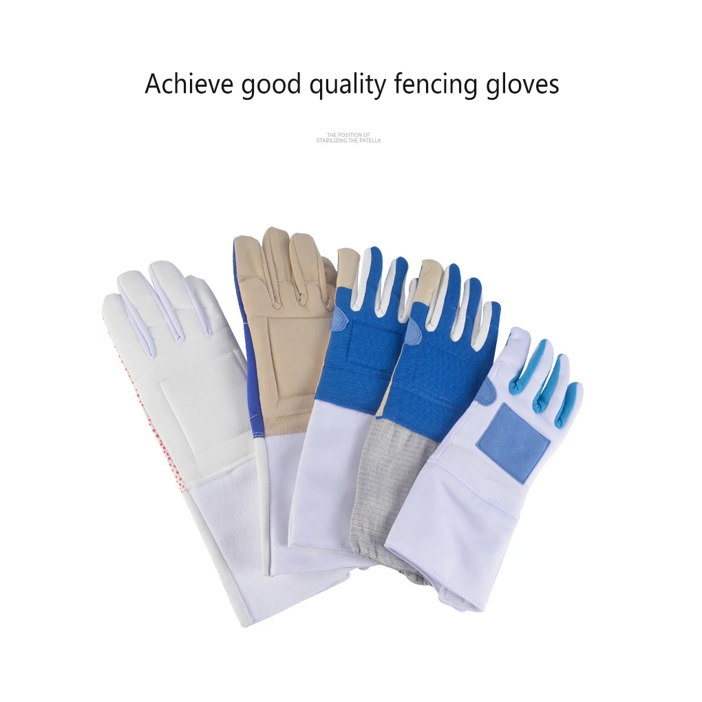 

Fencing Glove Portable Reusable Washable Replacement Colorful Protective Adult Children Sport Training Gloves Right XL