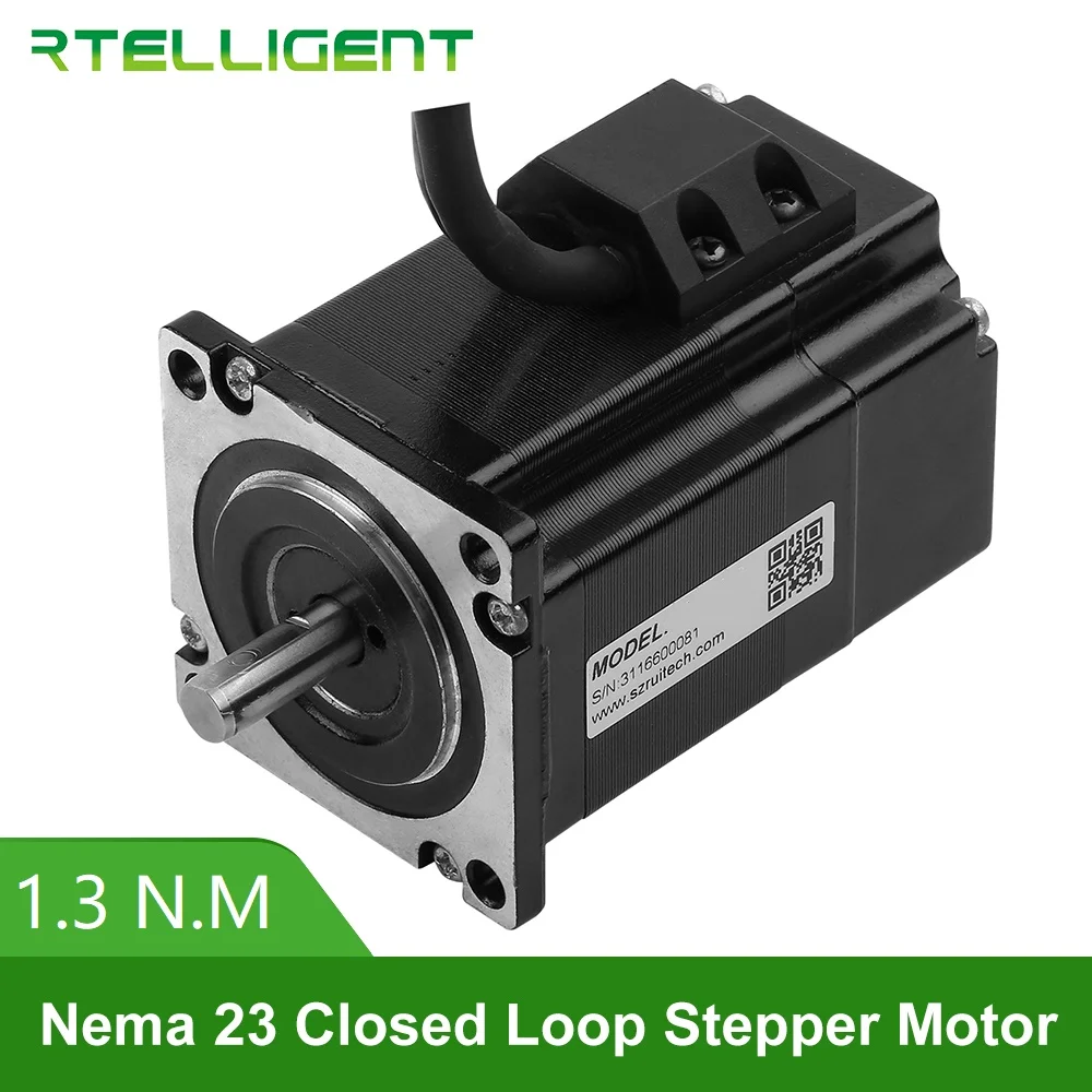 

Rtelligent Nema 23 57AM13ED 1.3N.M 4.0A 2 Phase Hybird CNC Closed Loop Stepper Motor Easy Servo Motor Step-servo with Encoder