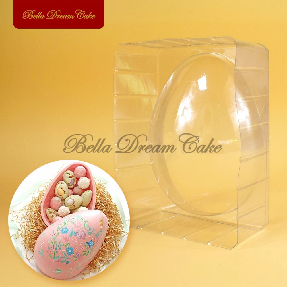 Пластиковая форма сделай сам в виде полуяйца для шоколада