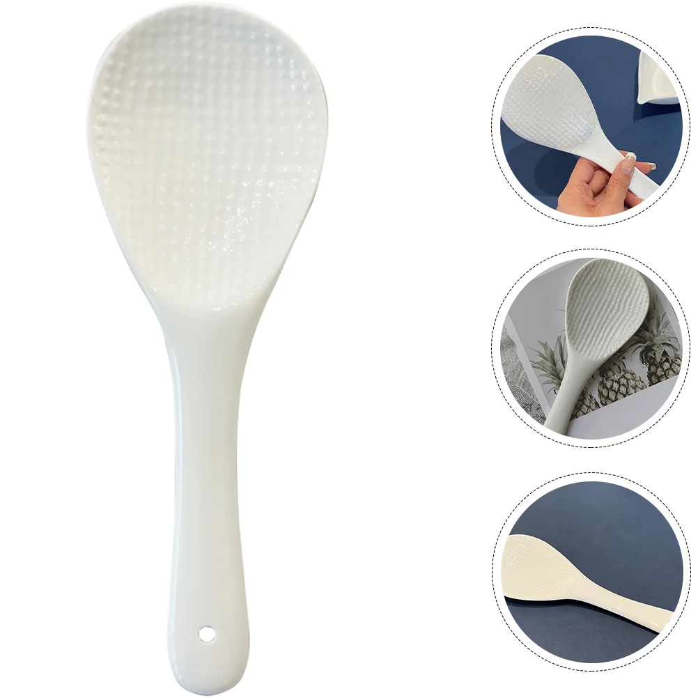 

Rice Soup Scoop Spoon Potato Paddle Spoons Spatula Server Utensil Standing Asian Serving Mashed Kitchen Large