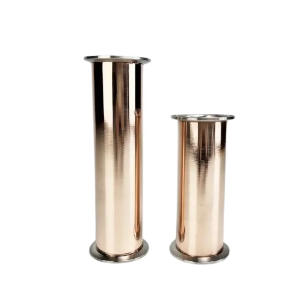 Зажим 3 дюйма 76 мм (OD 250 мм) L = санитарная медная катушка тройного клевера