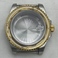 40mm 316l stainless steel mens watch gold case sapphire glass nh35 nh36 movement 28 5mm dial accessory parts daytona submariner