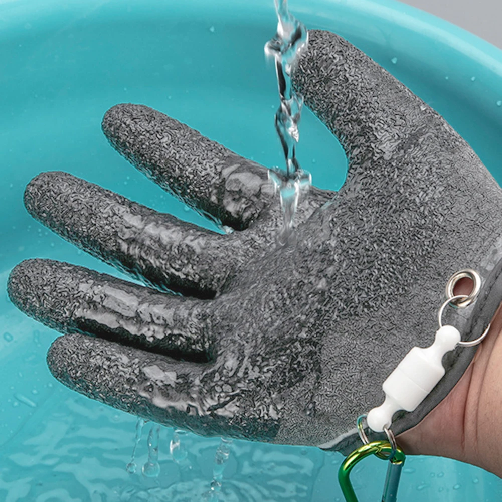 

Нескользящие перчатки для ловли рыбы, антипрокол, защита от порезов, водонепроницаемые рыболовные профессиональные перчатки для ловли рыбы, Рыболовный инструмент
