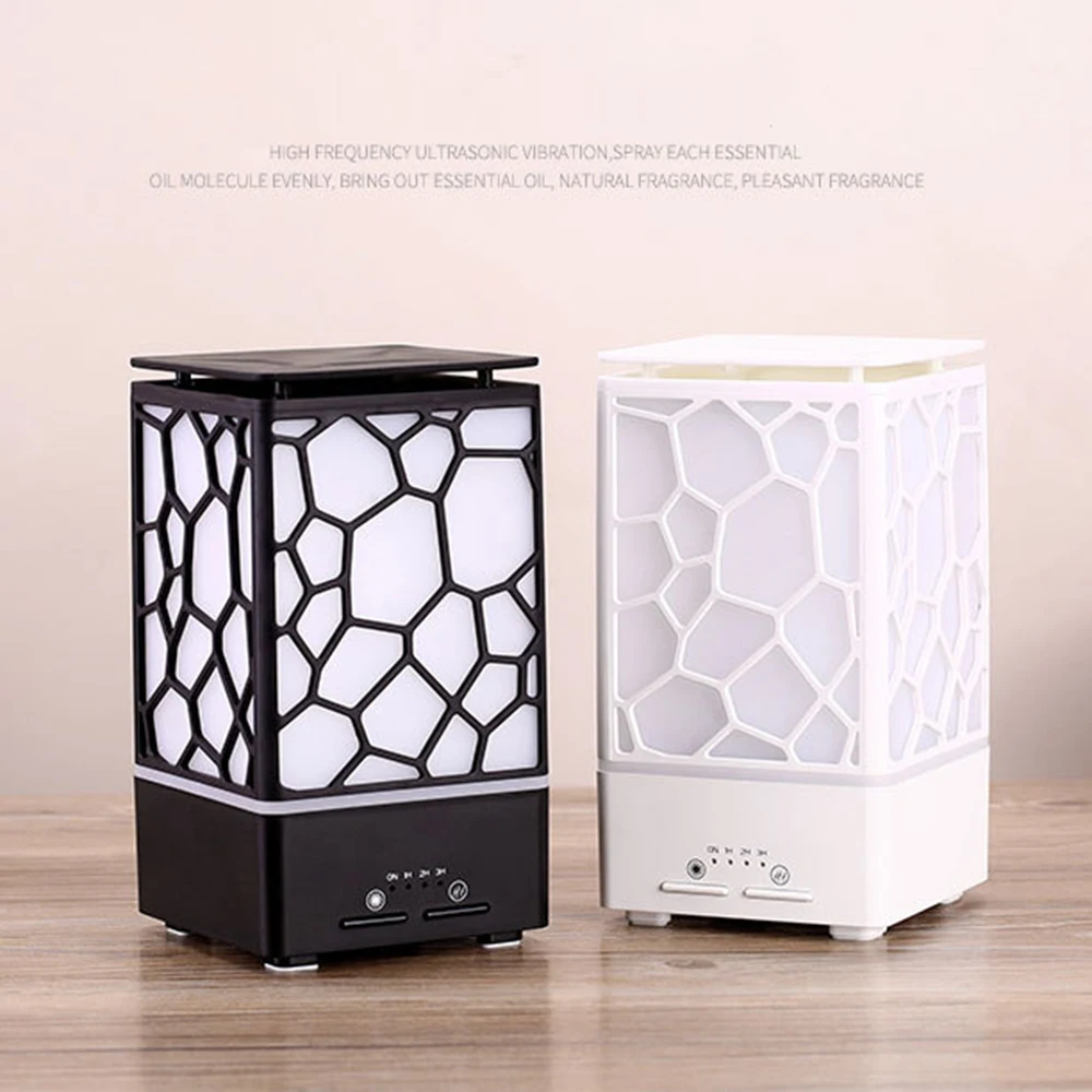 

USB Water Cube Ultrasonic Humidifier Aromatherapy Nano Spray Aroma Essential Oil Diffuser Car Cool Mist Maker Night Light Home