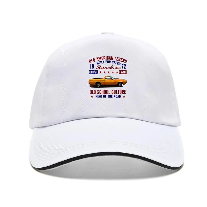 

Забавные головные уборы, винтажная бейсболка с графическим рисунком американского автомобиля Ranchero, мужские бейсболки, модные кепки Билла