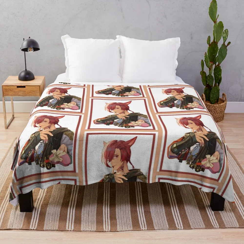 

Фланелевое Одеяло G'raha Tia, Фланелевое покрывало ffxвид, Graha, Ff14,Graha, x14 финальная фантазия, 14 искусственных фантазий, пушистое одеяло