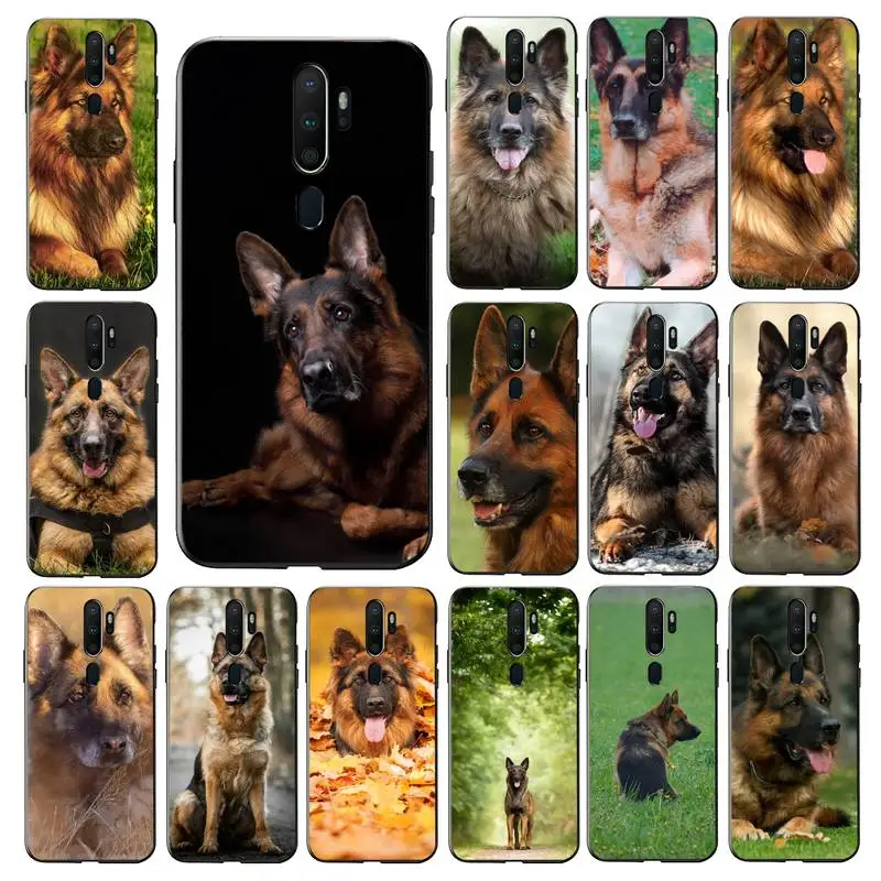

MaiYaCa German Shepherd Dog Phone Case for Vivo Y91C Y11 17 19 17 67 81 Oppo A9 2020 Realme c3