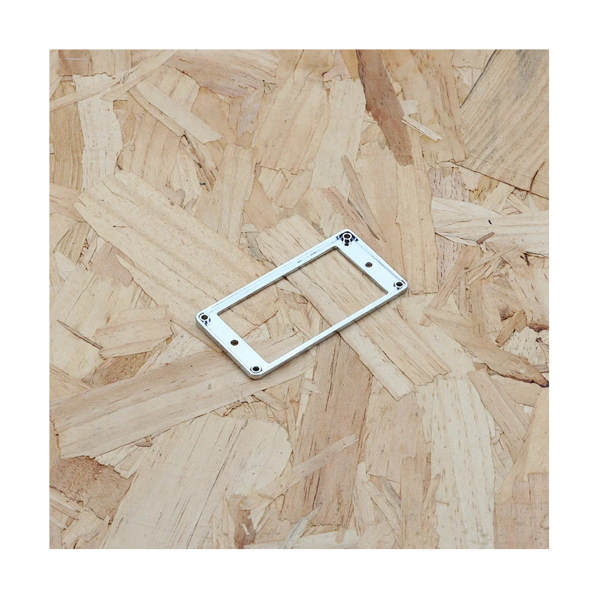 

2 Pcs Humbucker Pickup Ring Metal Curved Bottom Frame for Electric Guitar Parts