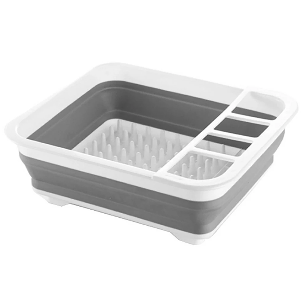 

Foldable Dish Rack Storage Rack Kitchen Organizer,Drainer Bowl Dinnerware Plate Drying Rack,Kitchen Supplies
