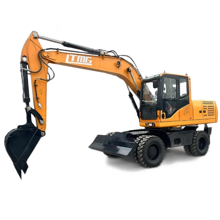 LTMG Китай дешевый 10Ton 13.5Ton 15Ton колесный экскаватор с приспособлением для продажи