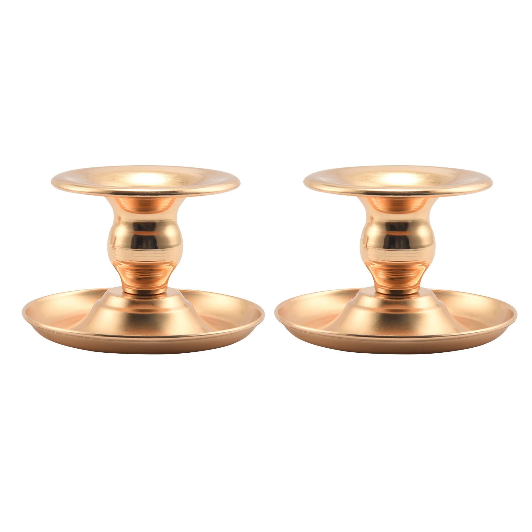 

2 шт., металлический подсвечник, Золотой Канделябр