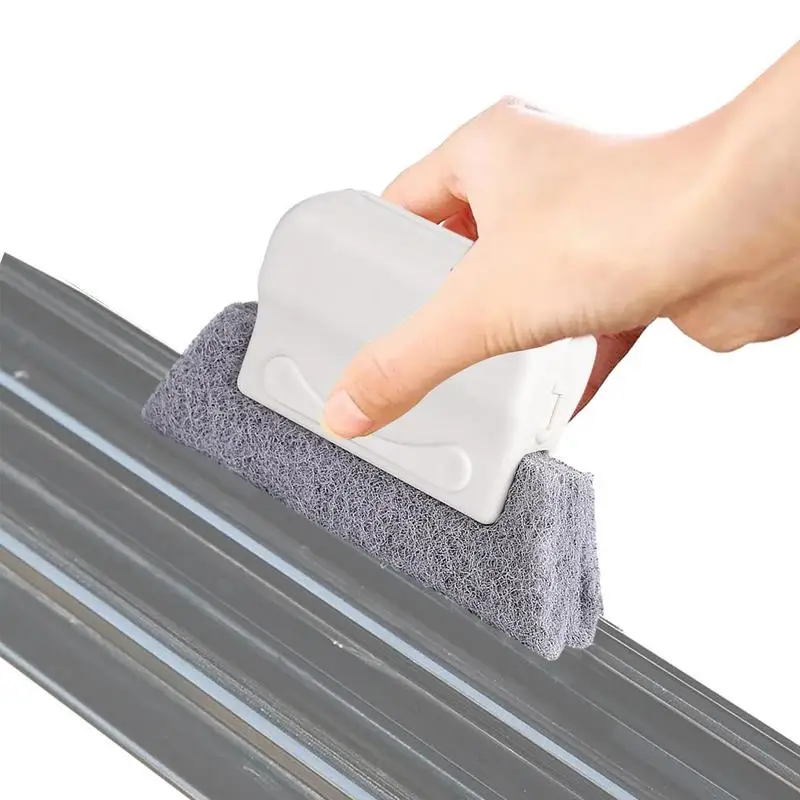 

Window Crevice Brush Space-Saving Grooved Kitchen Brushes With Thin Brush Head Kitchen Crevice Cleaning Brush For Women Men