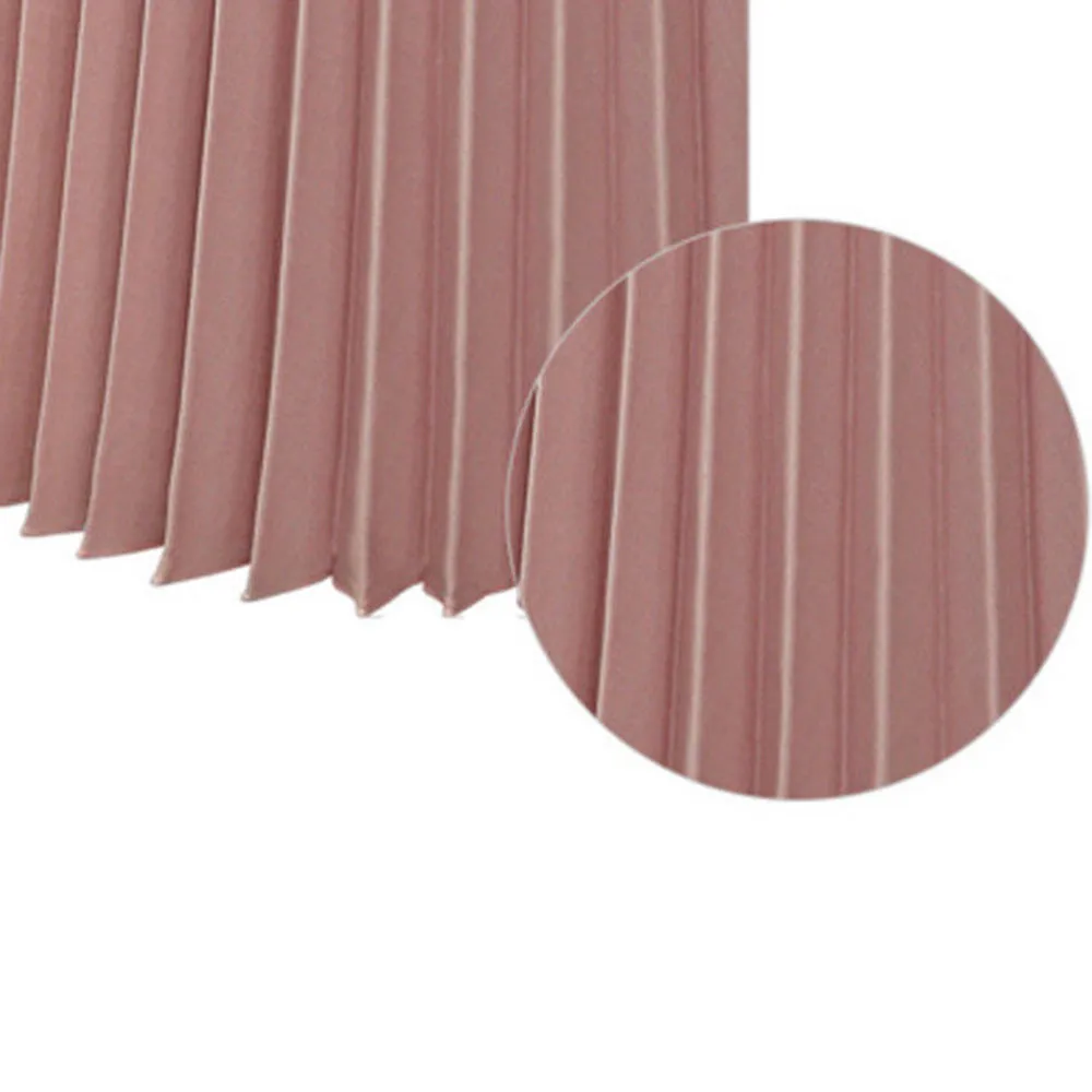 Spring And Autumn New Fashion Women's High Waist Pleated Solid Color Half Length Elastic Skirt Promotions Lady Black Pink Jupes |
