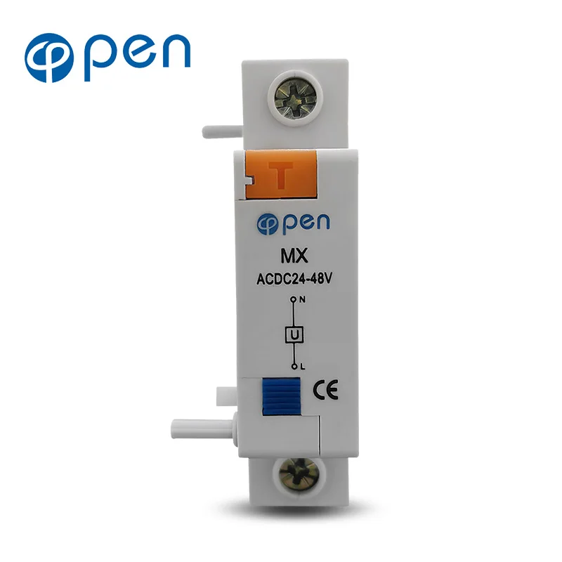 

MX шунт Триппер, шунтирующий аксессуар для MCB, автоматический выключатель DZ47 C45, мощность триппинга 240 Вт/120 Вт 415 В, номинальное изоляционное н...