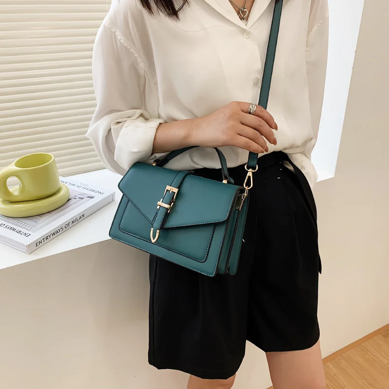 Women's Retro Fashion Handheld Crossbody Bags for Women Simple Luxury One Shoulder Small Square Underarm Bolsa Feminina Handbags