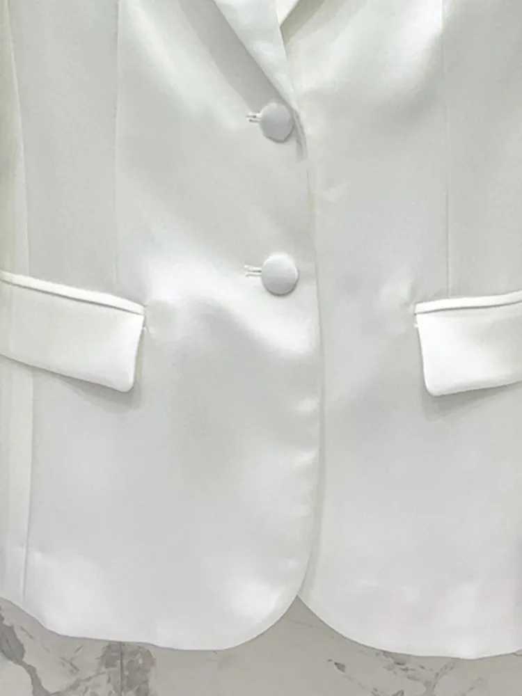 BPN элегантные Лоскутные блейзеры с аппликацией для женщин английским воротником