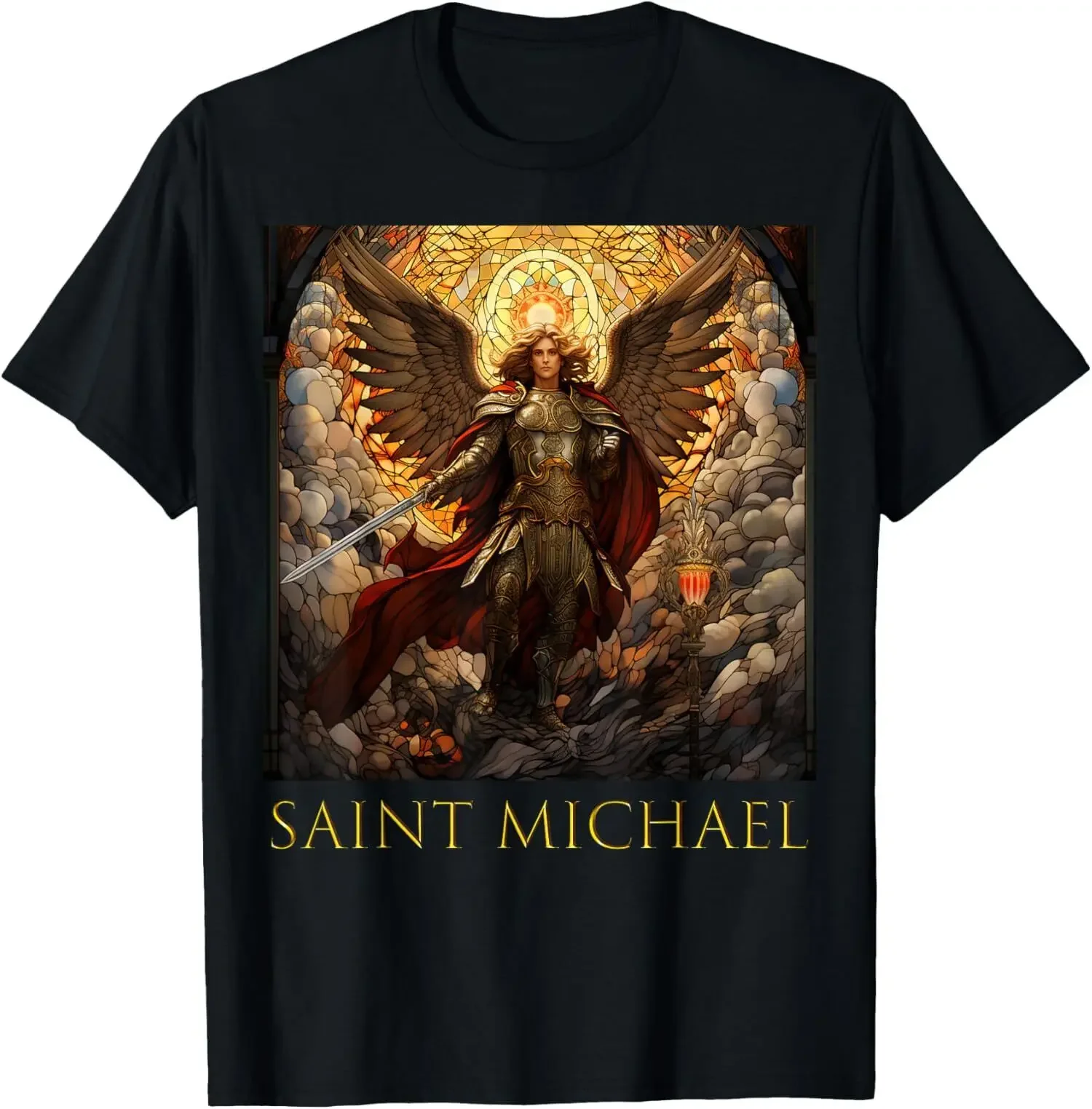 New Limited Saint Michael The Archangel T-Shirt