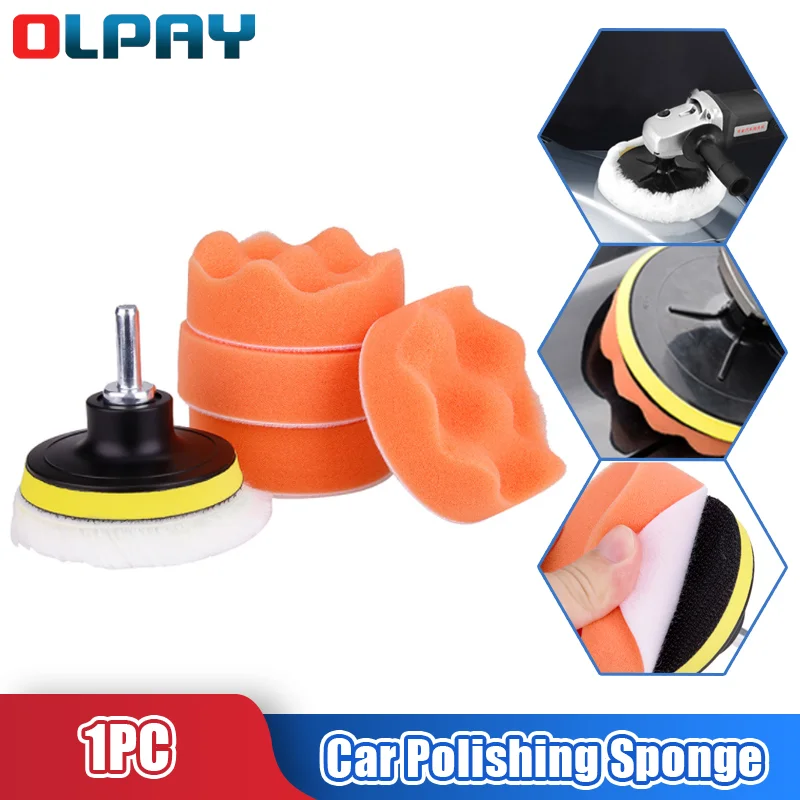 

Car polishing waxing sponge wheel wool disc polishing wheel polishing pad sponge size 8cm