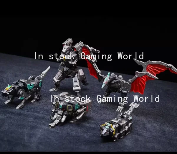 Фото В наличии: Коллекционные фигурки Lucky Cat MICRO COSMOS MC-05 Dragon King, MC03, MC-03B BEAST LORD, Dragon Caesar, Megazord №2
