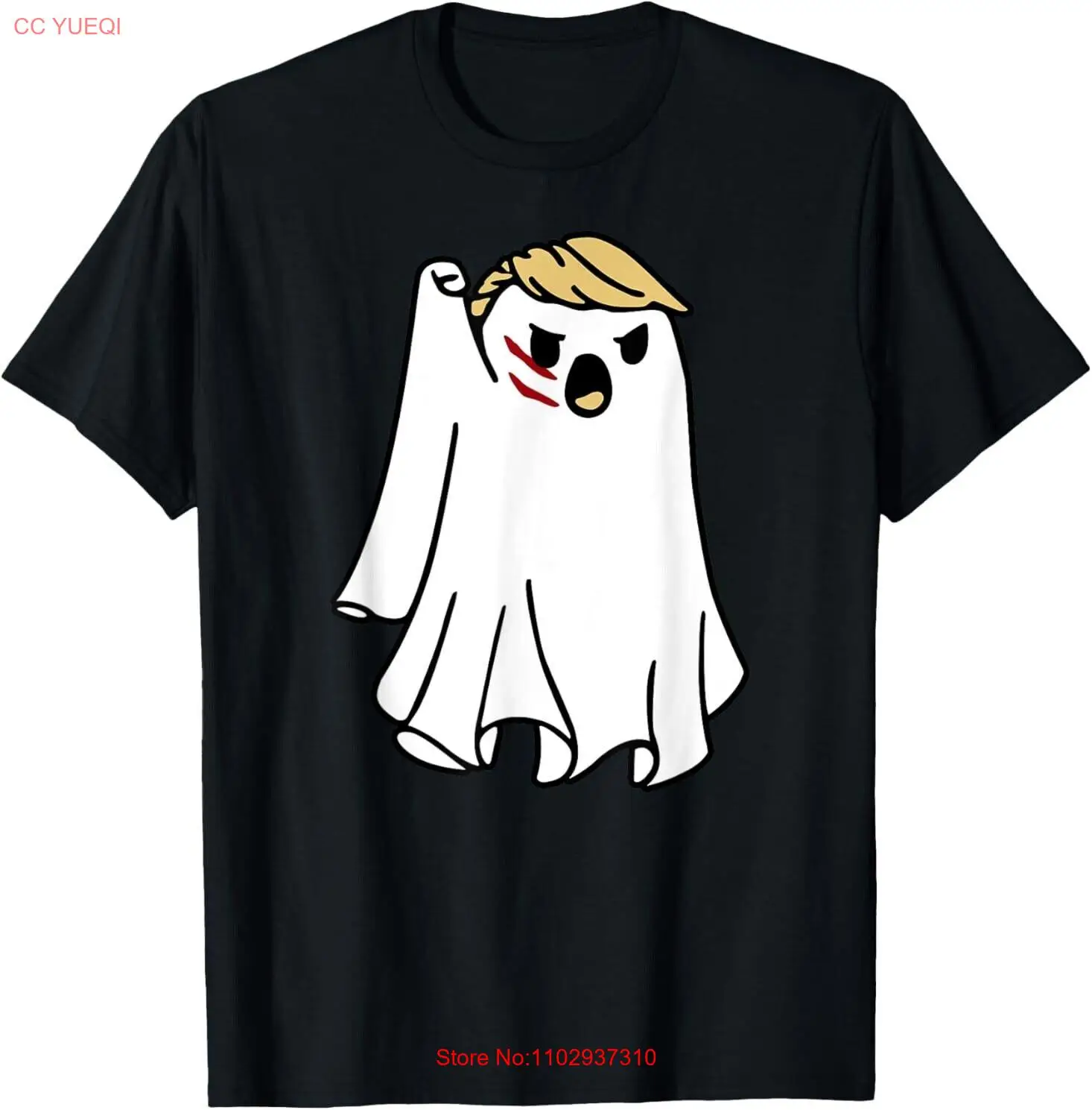 Футболка с изображением призрака Трампа на Хэллоуин