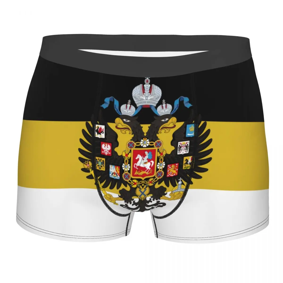 Пользовательские шорты-боксеры с флагом Российской Империи для Homme 3D принтом
