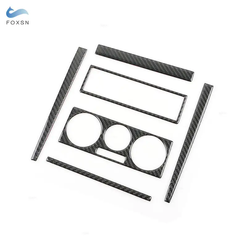 

Для VW Golf 4 Jetta Bora MK4 R32 GTI 1999-2004 центральное управление CD AC кондиционер радио Панель рамка Крышка отделка углеродное волокно