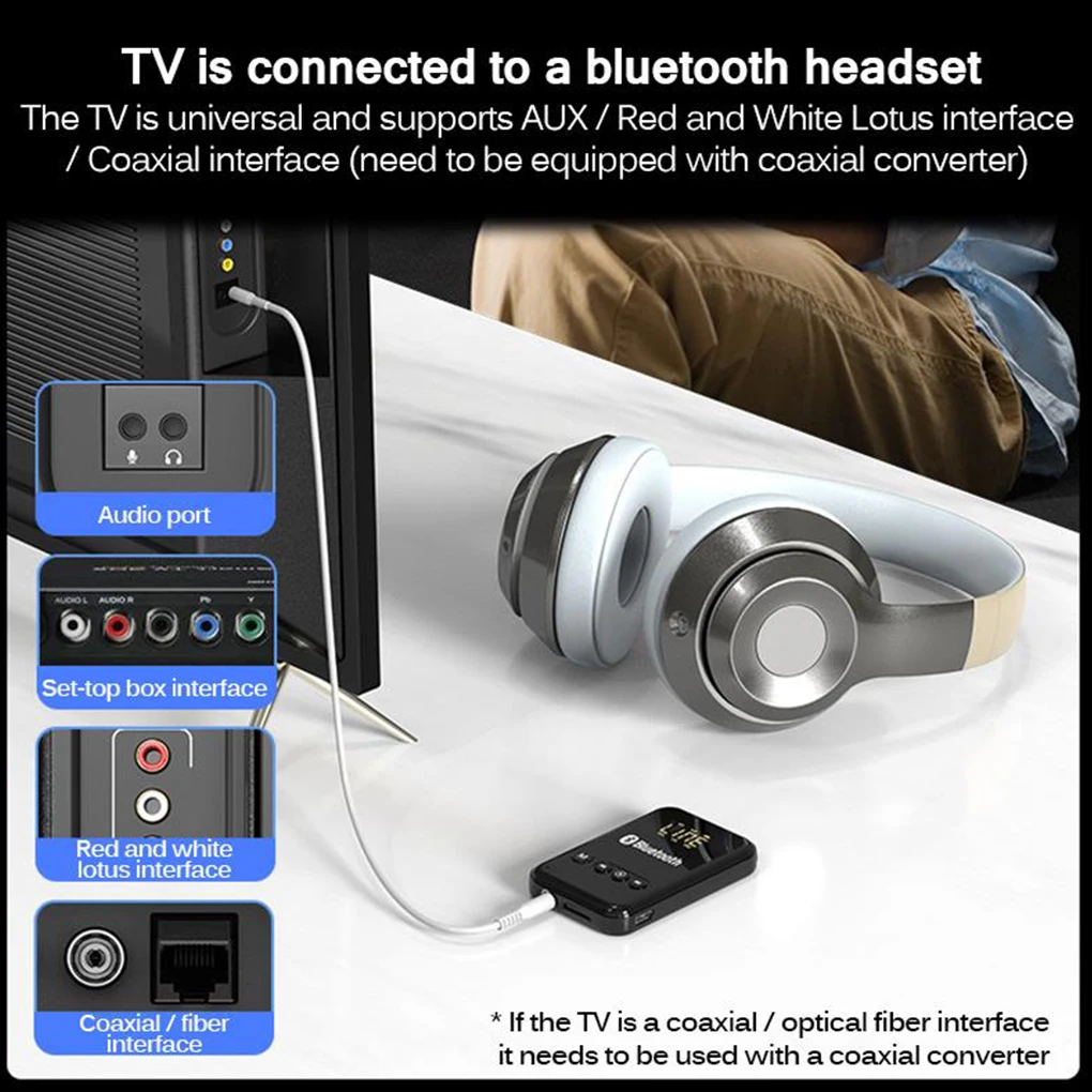 Stereo System Lcd Screen Display Audio Adapter