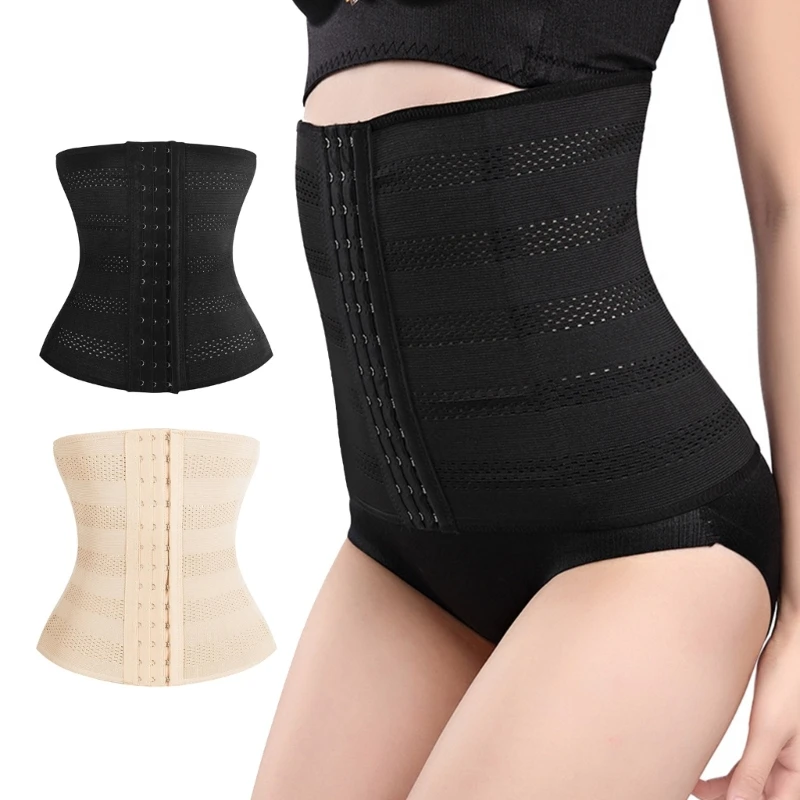 

Waist Trainer for Women Mesh Corsets Underbust Waist Cincher Trimmer Girdle Belt