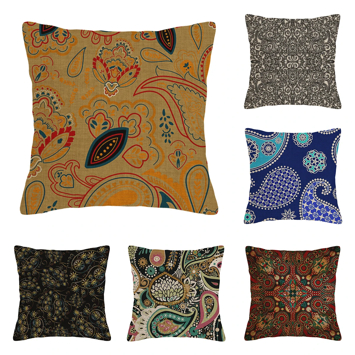 Декоративная наволочка для подушки в стиле бохо 45 х45 40 х40 см 60 х60