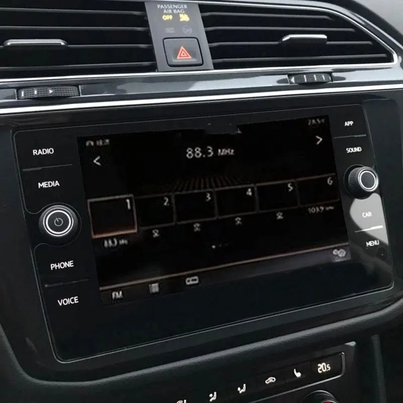 

8 дюймов для Volkswagen Tiguan Atlas 2018 2019 202020, закаленное стекло, защита экрана навигации для автомобиля, защитная пленка для сенсорного ЖК-дисплея