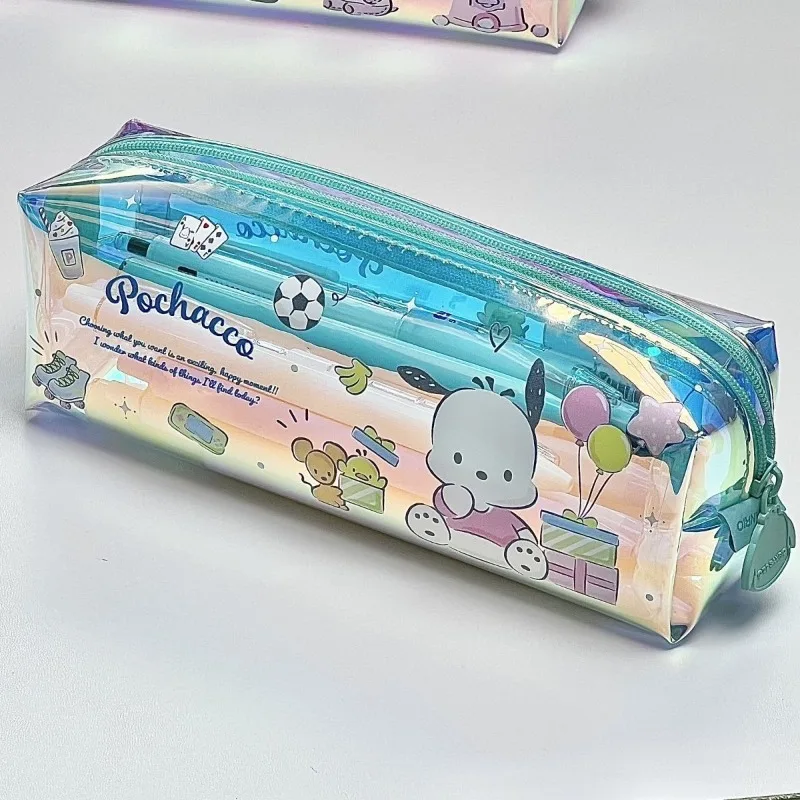 Sanrio Pochacco Kuromi пенал сумка для хранения без промежуточного слоя прозрачный