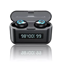 x35 tws wireless bluetooth compatible earphone stereo noise canceling headset led earbuds with charging case touch headset