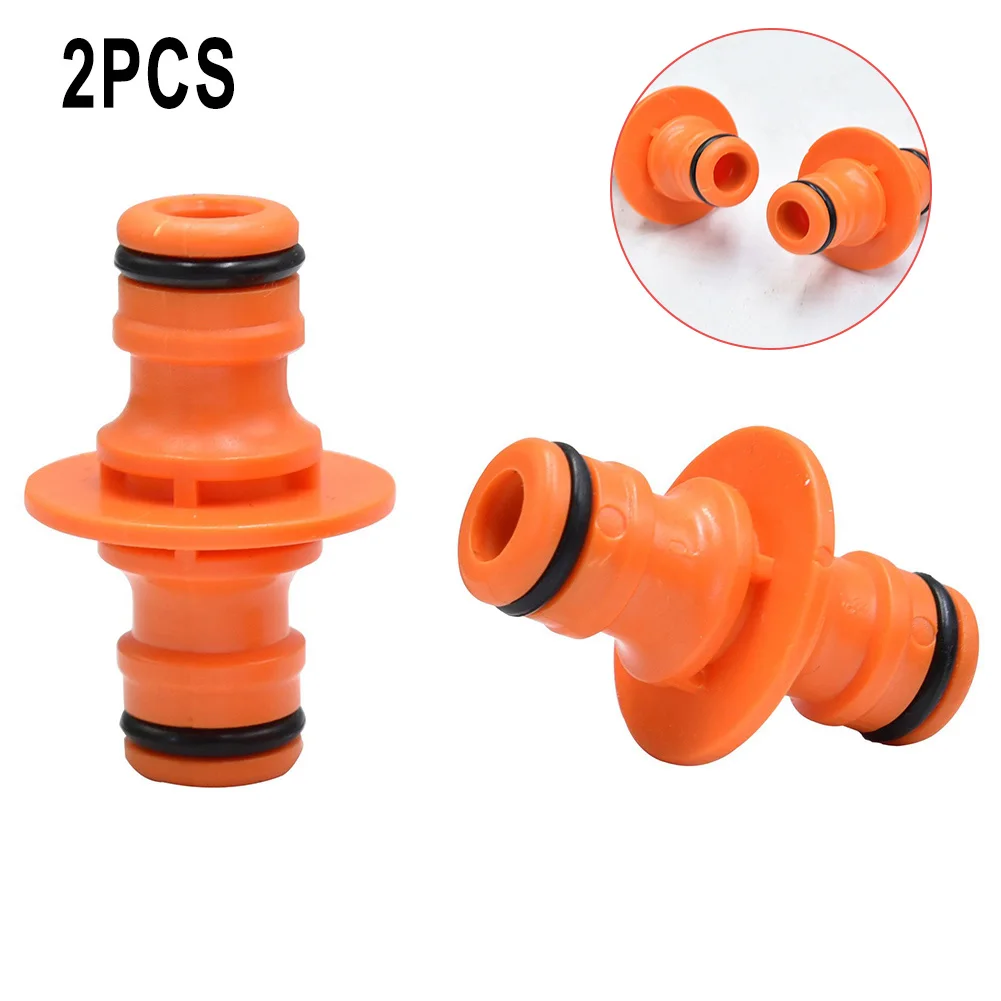 

2 Way Garden Hose Connector Joiner Plastic Coupler Watering Water Pipe Tap Male 32*32*50mm Gardening Watering Tools