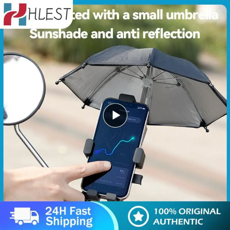 

С толстой силиконовой подставкой, универсальный кронштейн, прочный держатель для телефона, защита от сейсмической магнитности, держатель с зонтом, вращение на 360 °