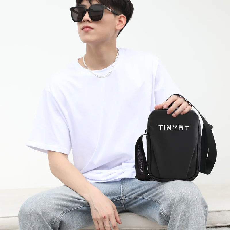 Мужская сумка через плечо новинка 2024 модная в стиле хип-хоп портативная