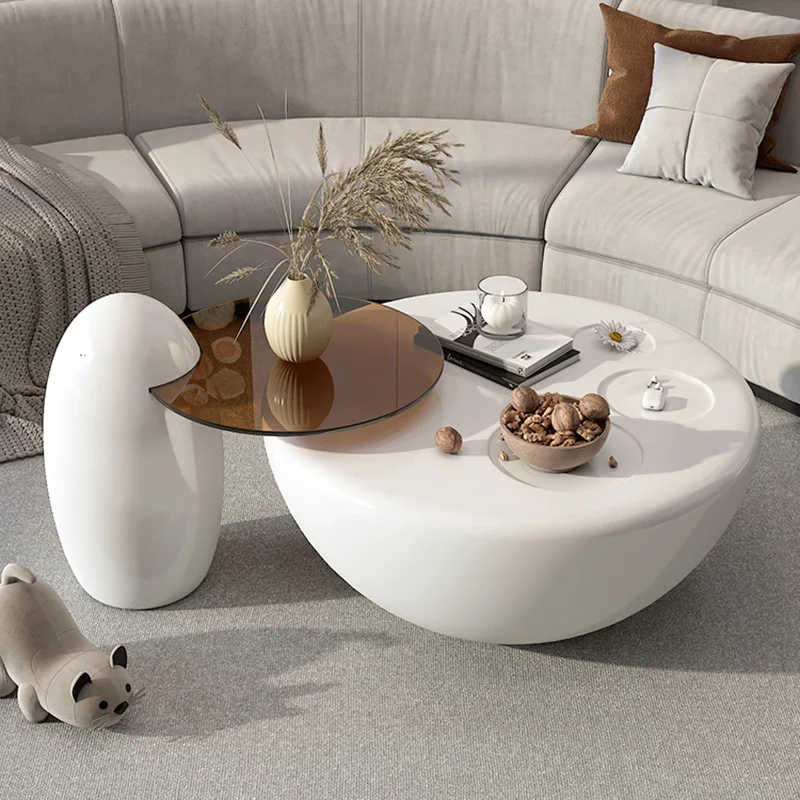 Круглый Кофейный Столик для отеля боковые скандинавские головки обеденный